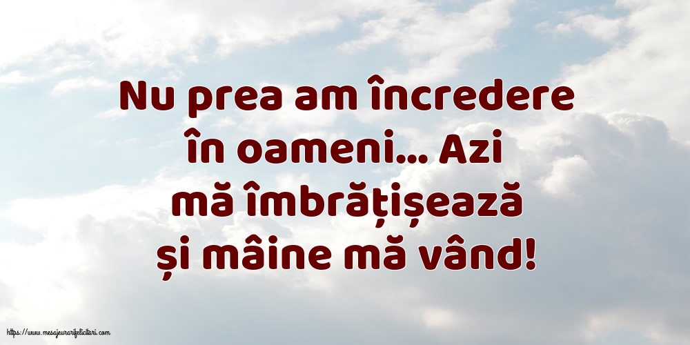 Familie Nu prea am încredere în oameni