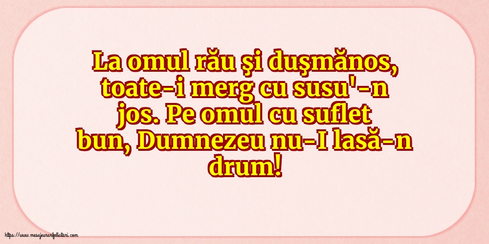 Familie La omul rău şi duşmănos
