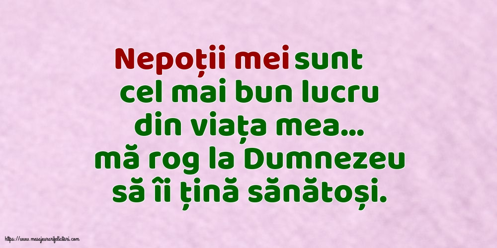 Familie Nepoții mei sunt cel mai bun lucru din viața mea…