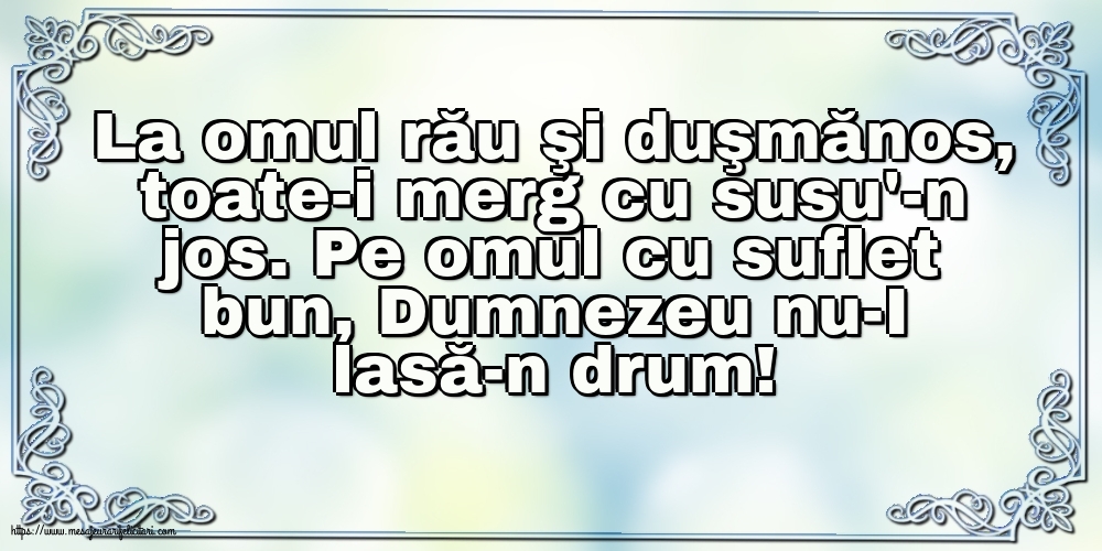 Familie La omul rău şi duşmănos
