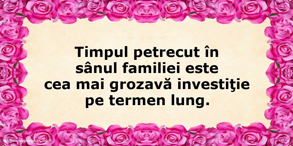 Familie Timpul petrecut în sânul familiei