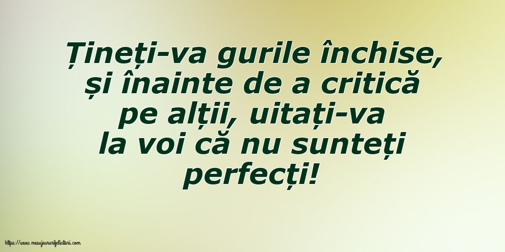 Familie Țineți-va gurile închise