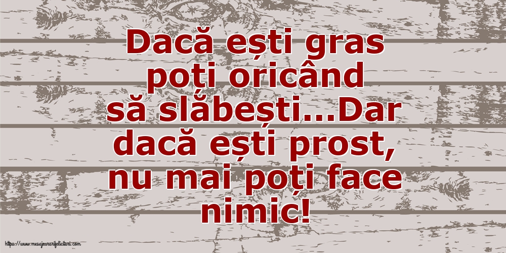 Familie Dacă ești gras