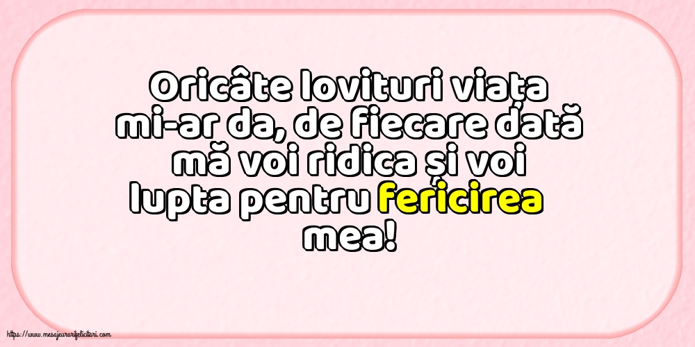 Familie Voi lupta pentru fericirea mea!