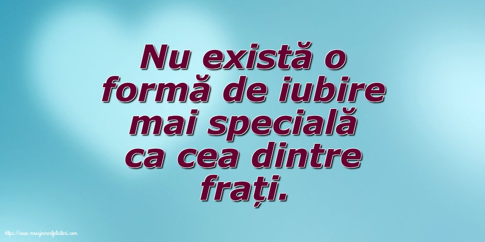 Familie Nu există o formă de iubire mai specială ca cea dintre frați.