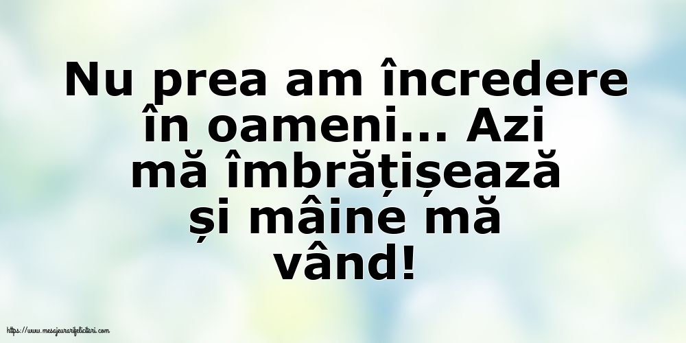 Familie Nu prea am încredere în oameni