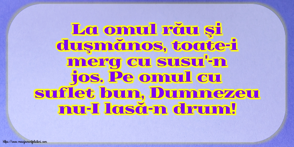 Familie La omul rău şi duşmănos...