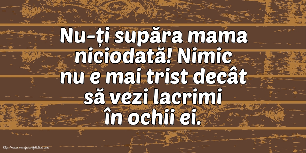 Familie Nu-ți supăra mama niciodată!