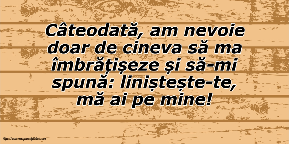 Familie Liniștește-te, mă ai pe mine!