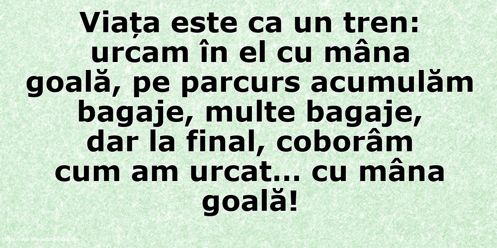 Familie Viata este ca un tren