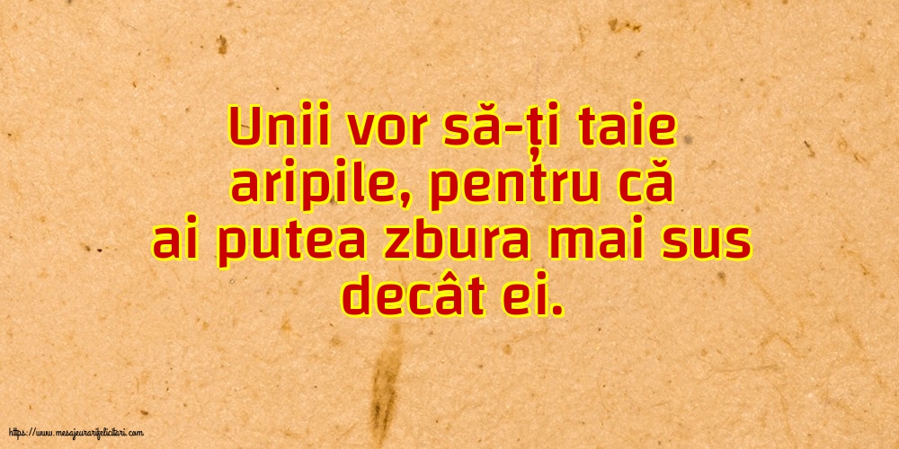 Familie Unii vor să-ți taie aripile