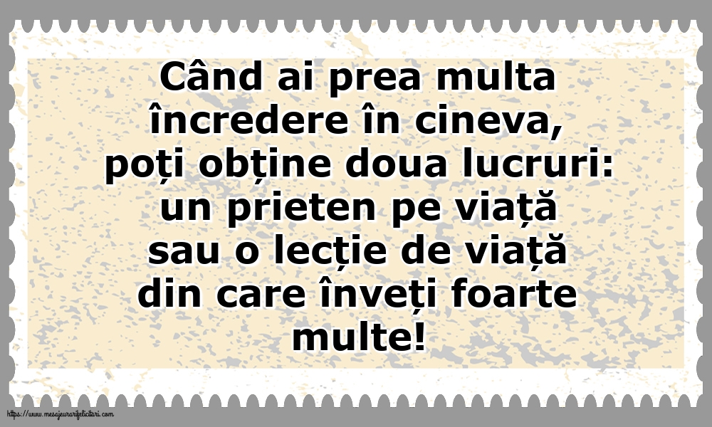 Familie Când ai prea multa încredere în cineva...