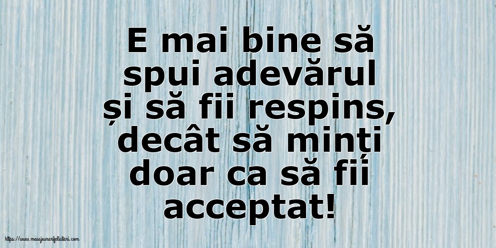 Familie E mai bine să spui adevărul...