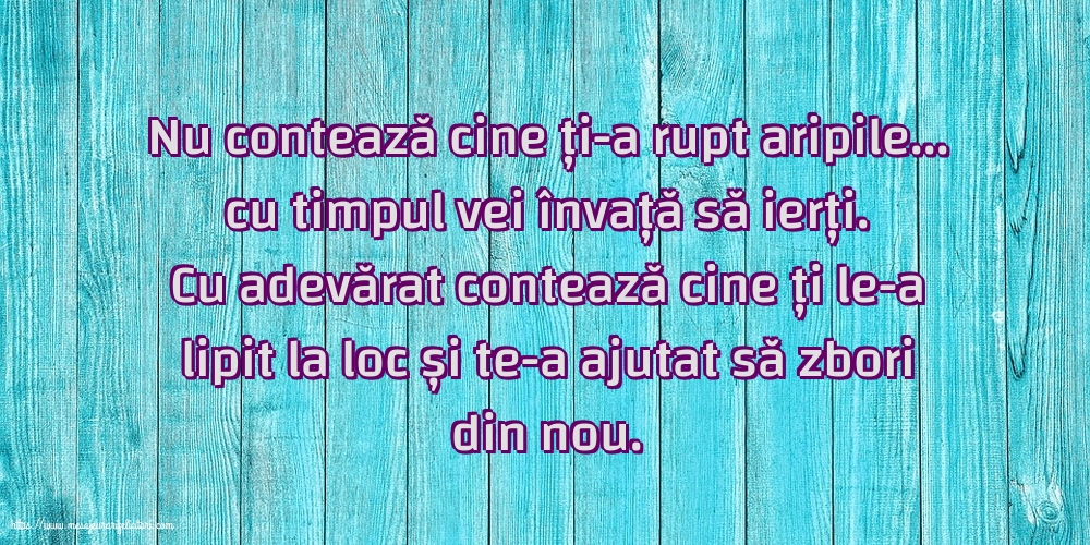 Familie Nu contează cine ți-a rupt aripile...