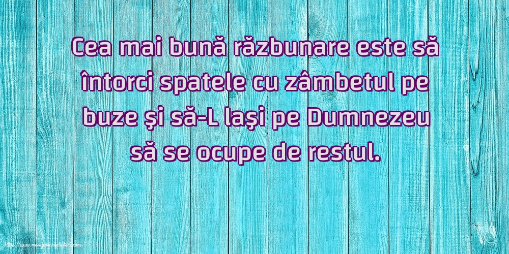 Familie Cea mai bună răzbunare este să întorci spatele