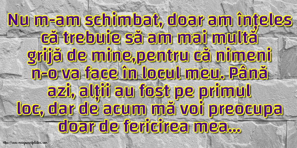 Familie Nu m-am schimbat