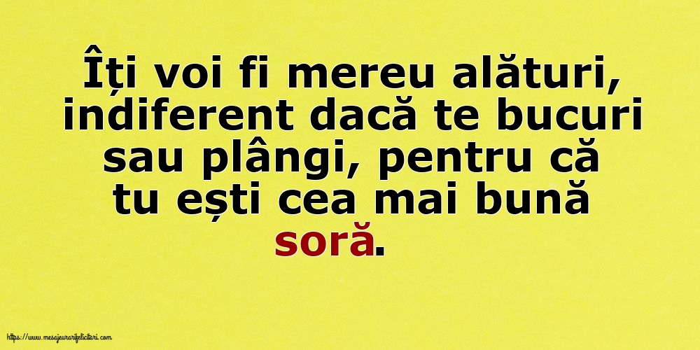 Familie Pentru cea mai bună soră...