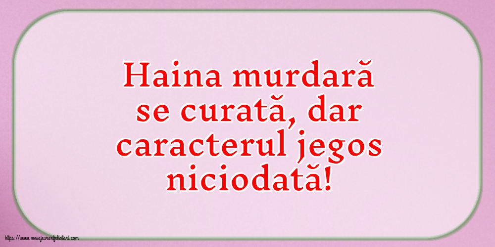 Familie Haina murdară se curată