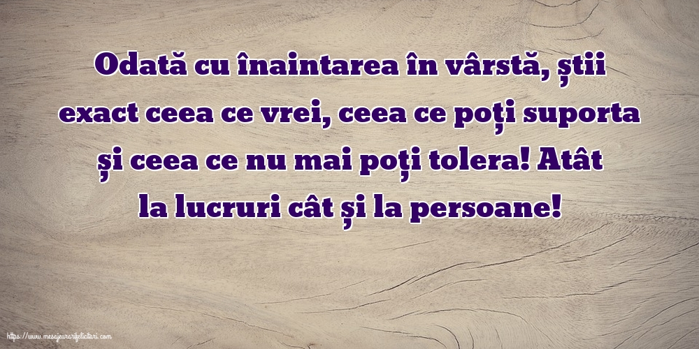 Familie Odată cu înaintarea în vârstă