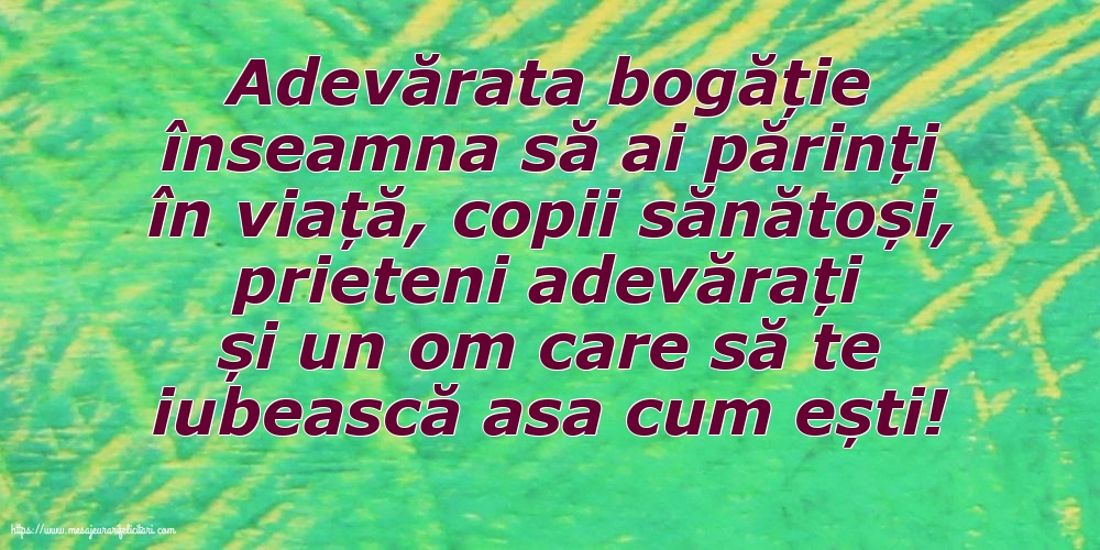 Familie Adevărata bogăție