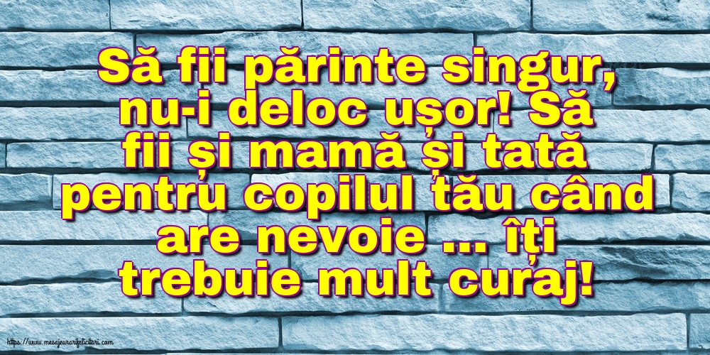 Familie Să fii părinte singur, nu-i deloc ușor!