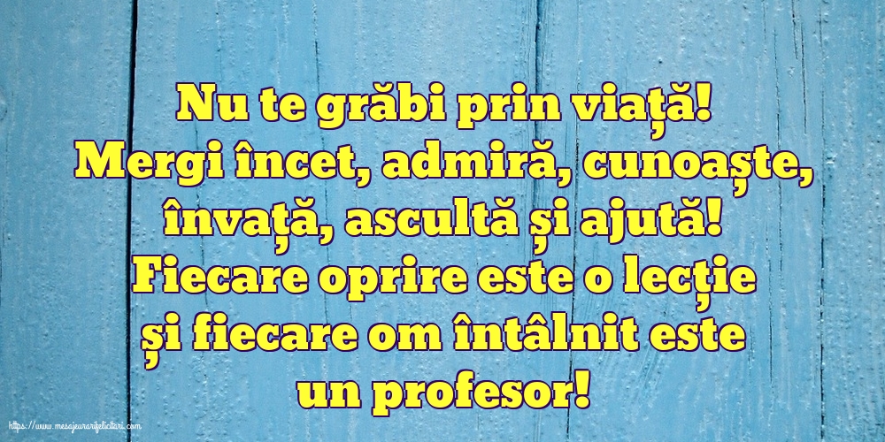 Familie Nu te grăbi prin viață!