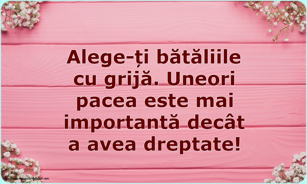 Familie Alege-ți bătăliile cu grijă