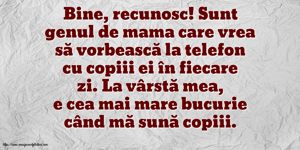 Familie La vârstă mea