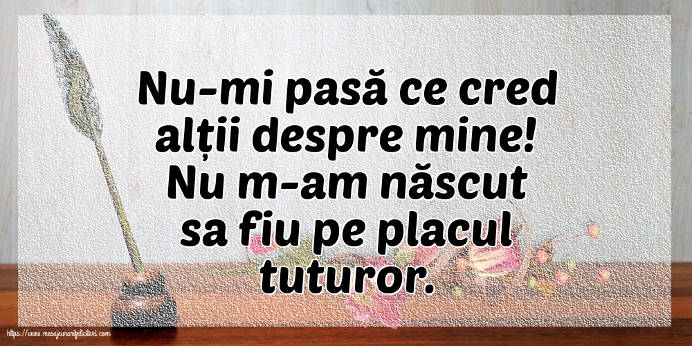 Familie Nu-mi pasă ce cred alții despre mine!
