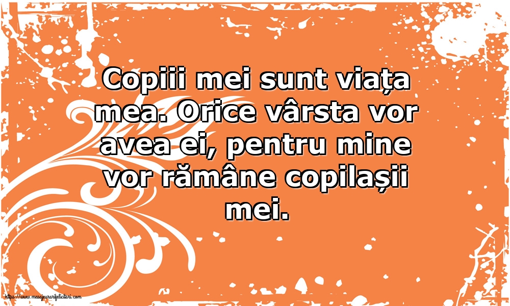 Familie Copiii mei sunt viața mea.