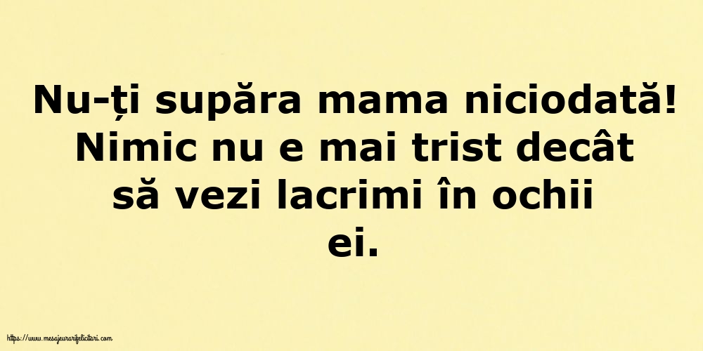 Familie Nu-ți supăra mama niciodată!