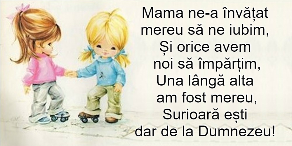 Surioară ești dar de la Dumnezeu!