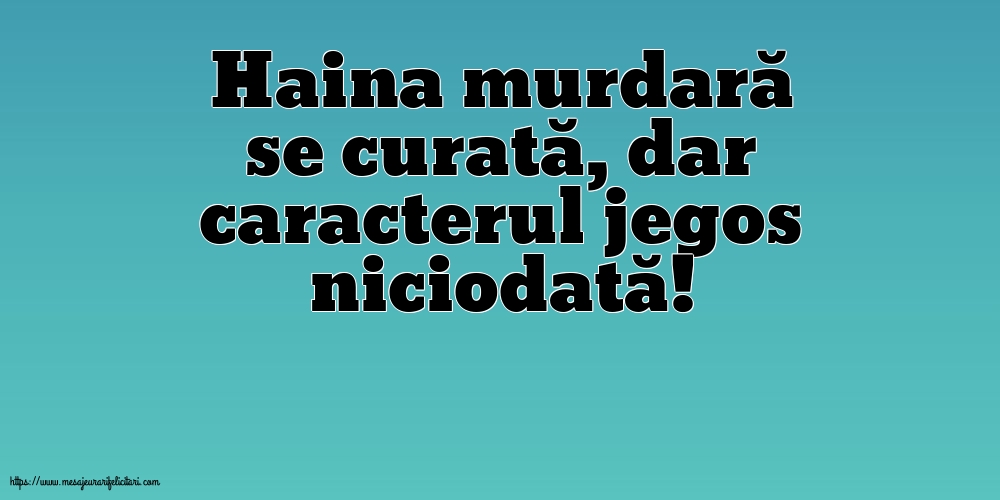 Familie Haina murdară se curată