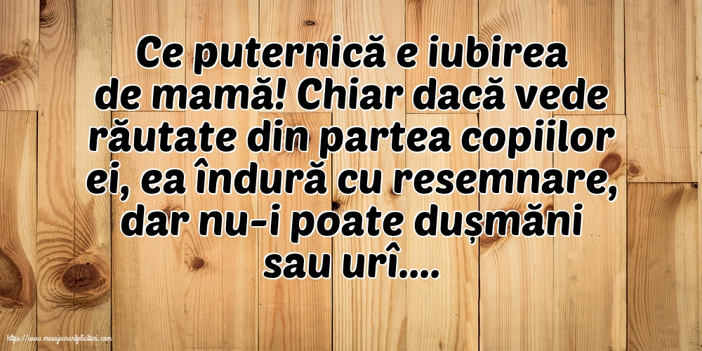 Familie Ce puternică e iubirea de mamă