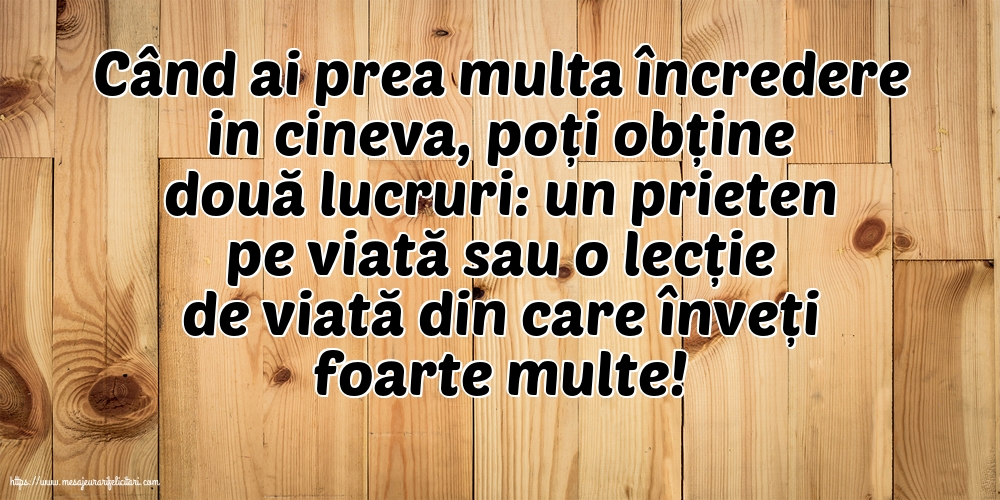 Familie Când ai prea multa încredere in cineva