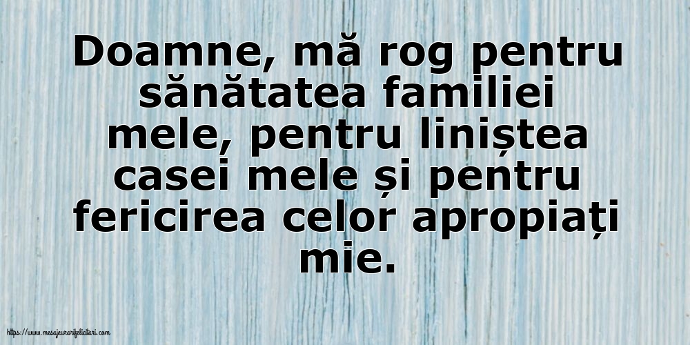Familie Rugă pentru familie