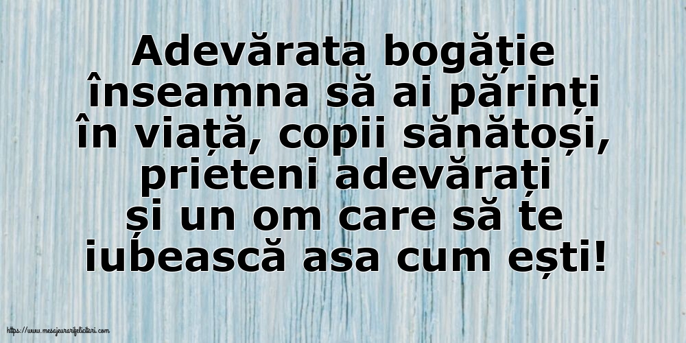 Familie Adevărata bogăție