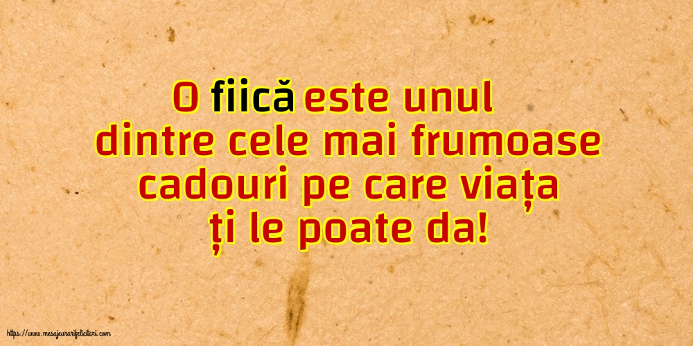 Familie O fiică