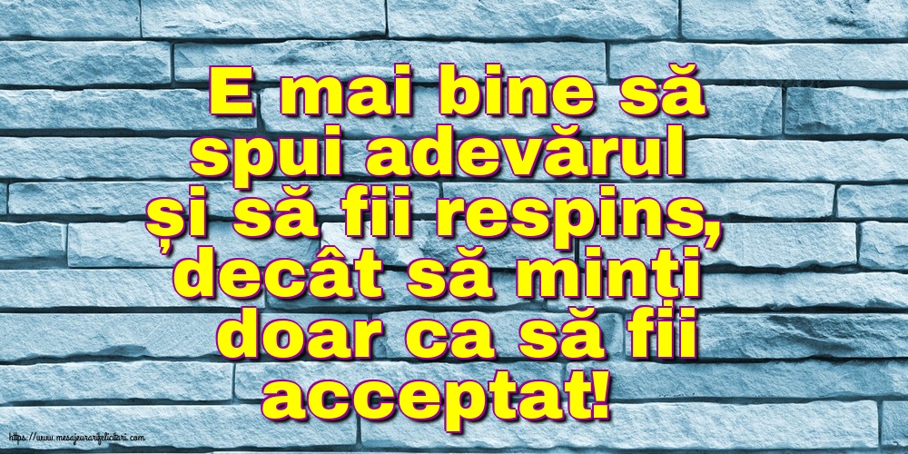 Familie E mai bine să spui adevărul...