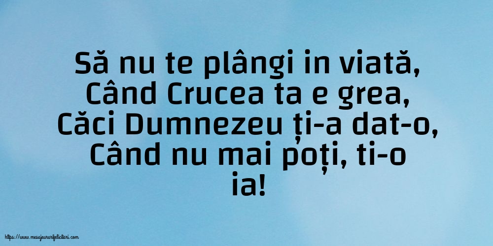 Familie Să nu te plângi in viată