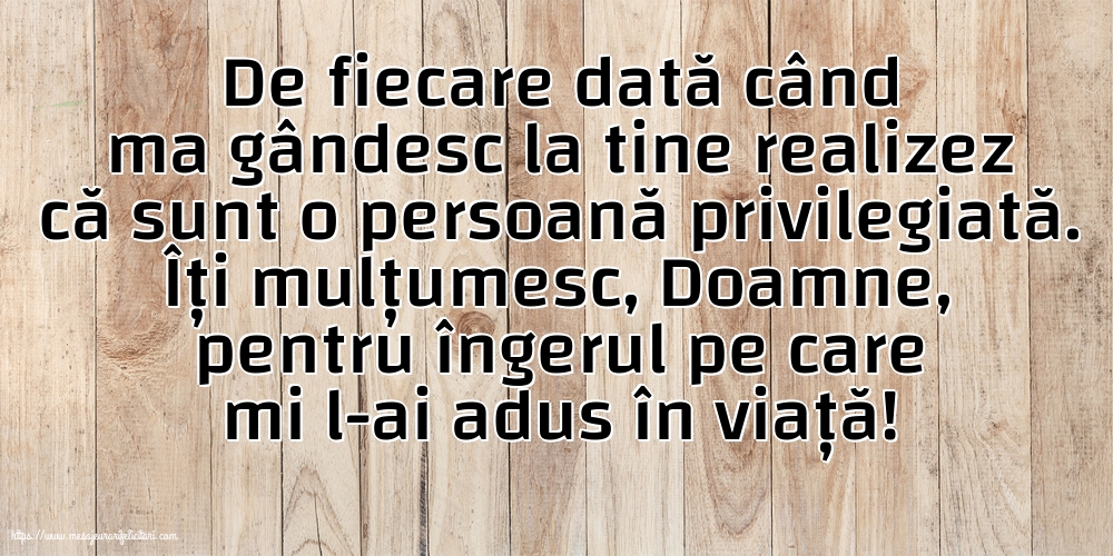Familie Îți mulțumesc, Doamne, pentru îngerul pe care mi l-ai adus în viață!