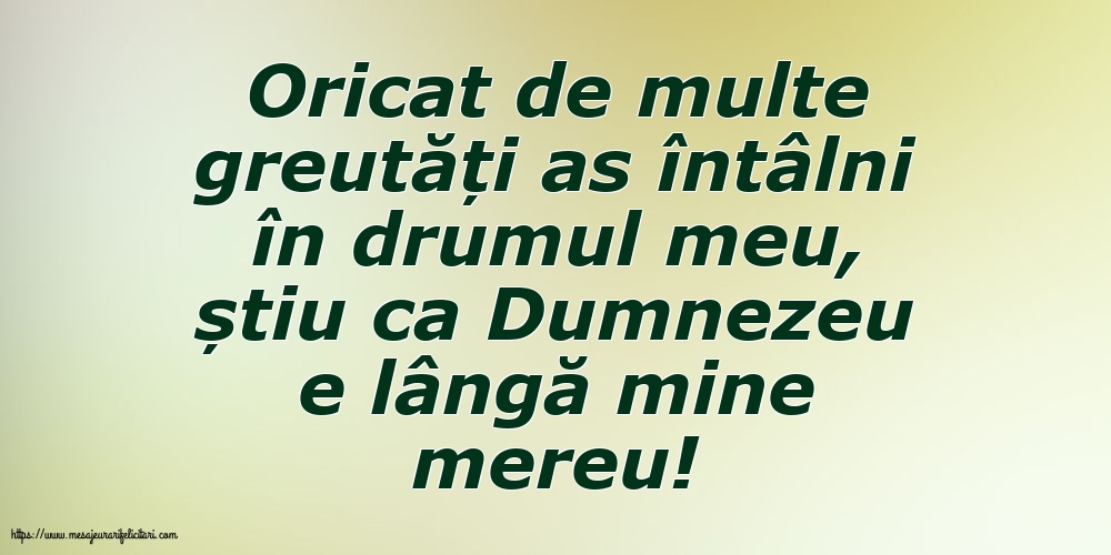 Familie Oricat de multe greutăți as întâlni în drumul meu