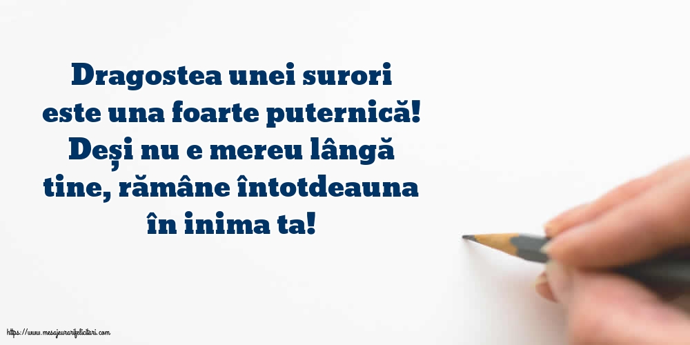 Familie Dragostea unei surori