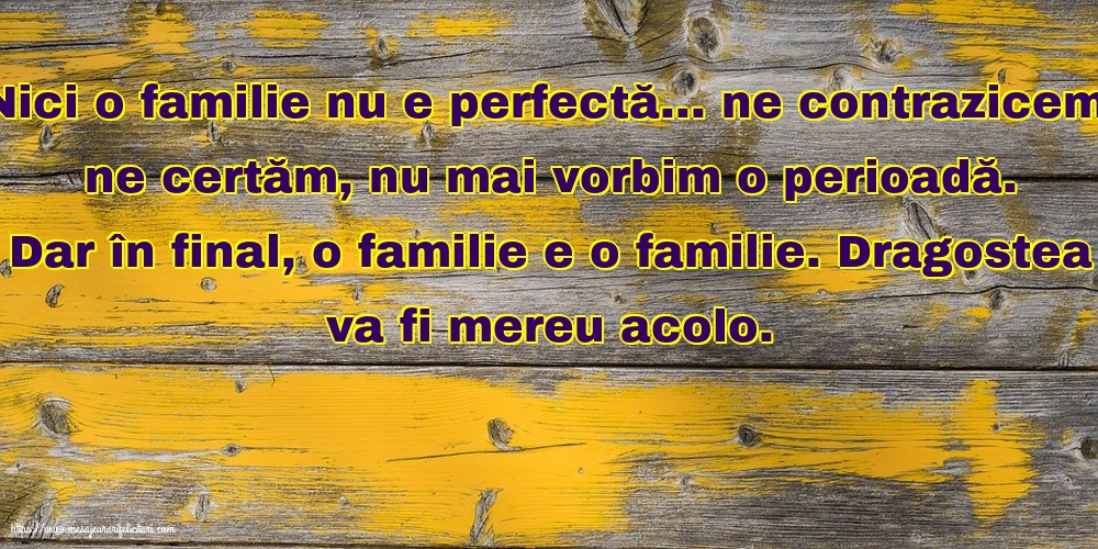 Familie Nici o familie nu e perfectă...