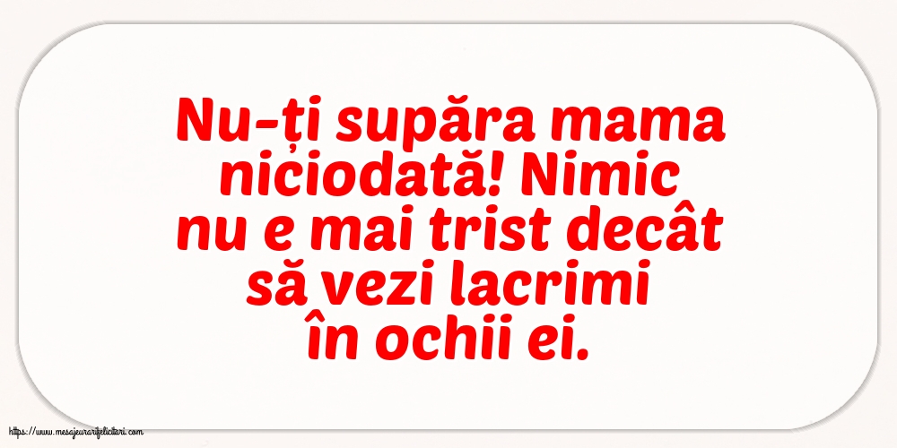 Familie Nu-ți supăra mama niciodată!