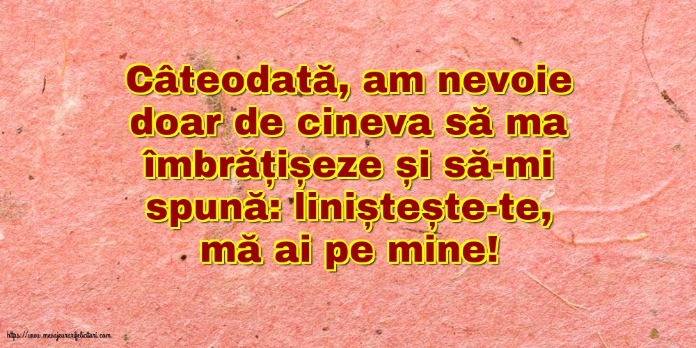 Familie Liniștește-te, mă ai pe mine!