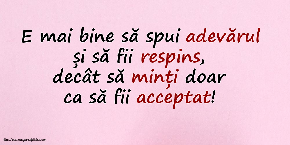 Familie E mai bine să spui adevărul...