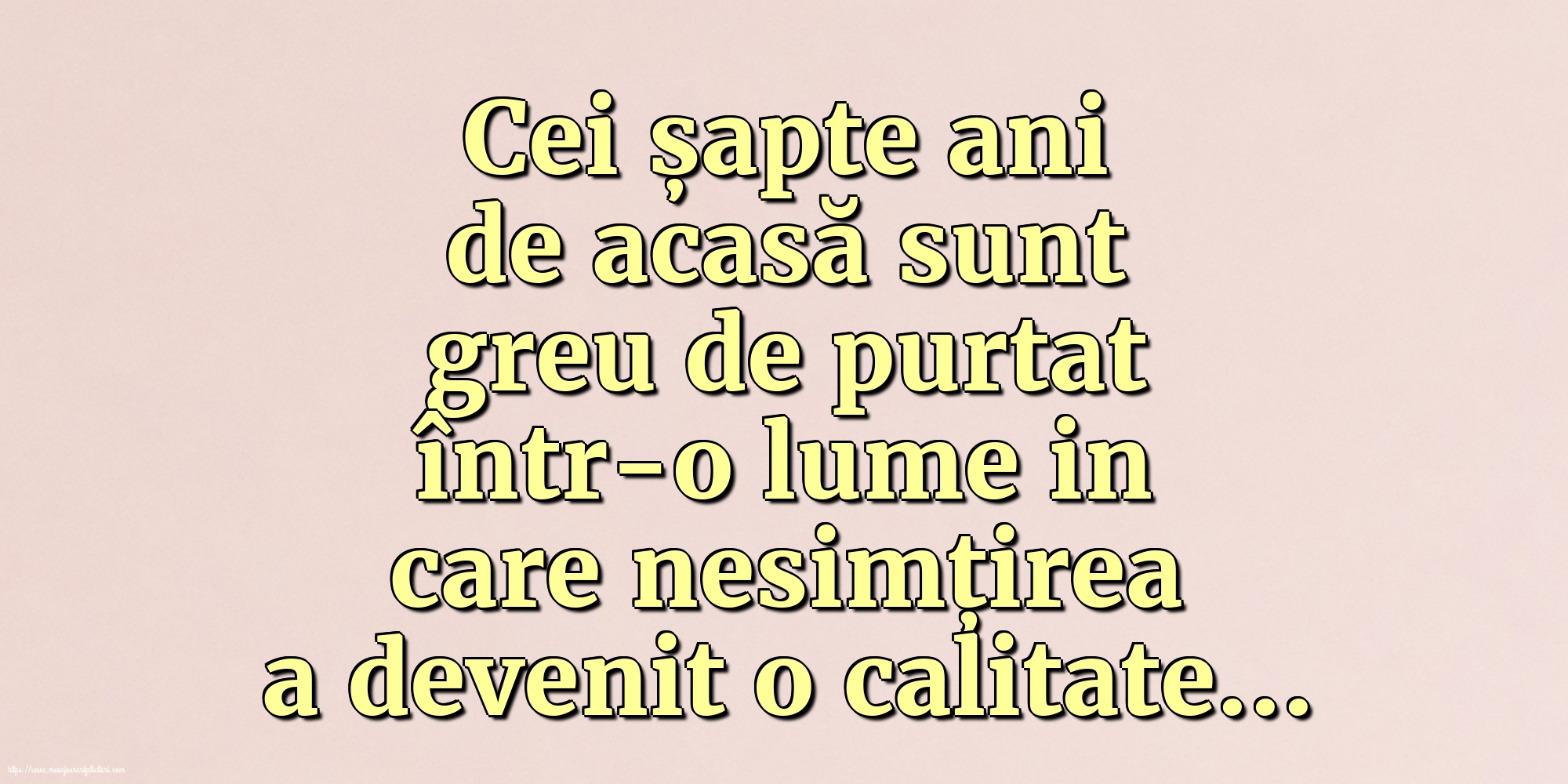 Familie Cei șapte ani de acasă