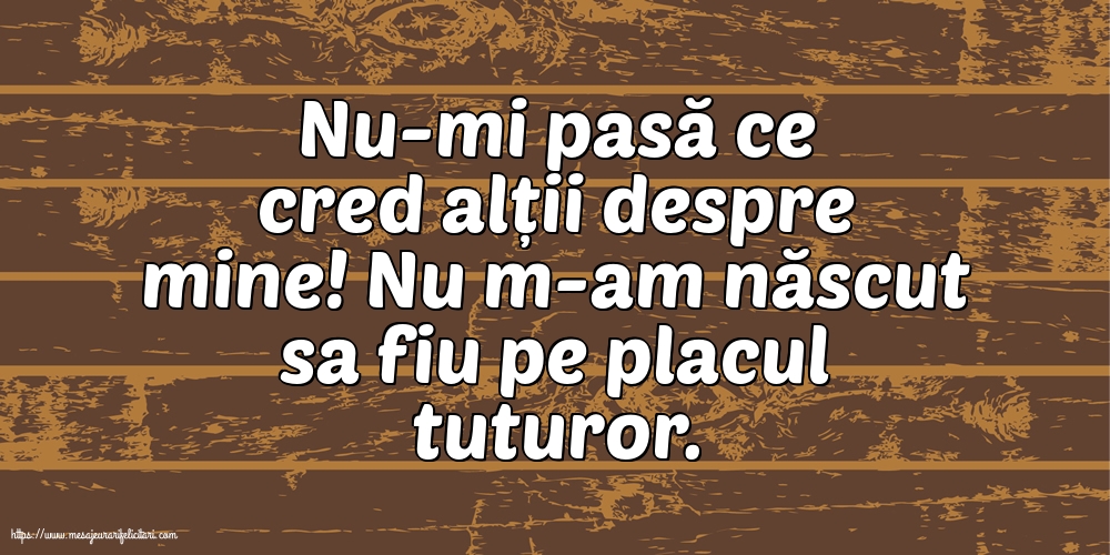 Familie Nu-mi pasă ce cred alții despre mine!