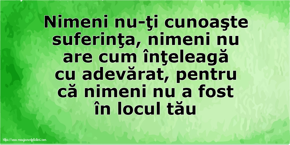 Familie Nimeni nu-ţi cunoaşte suferinţa